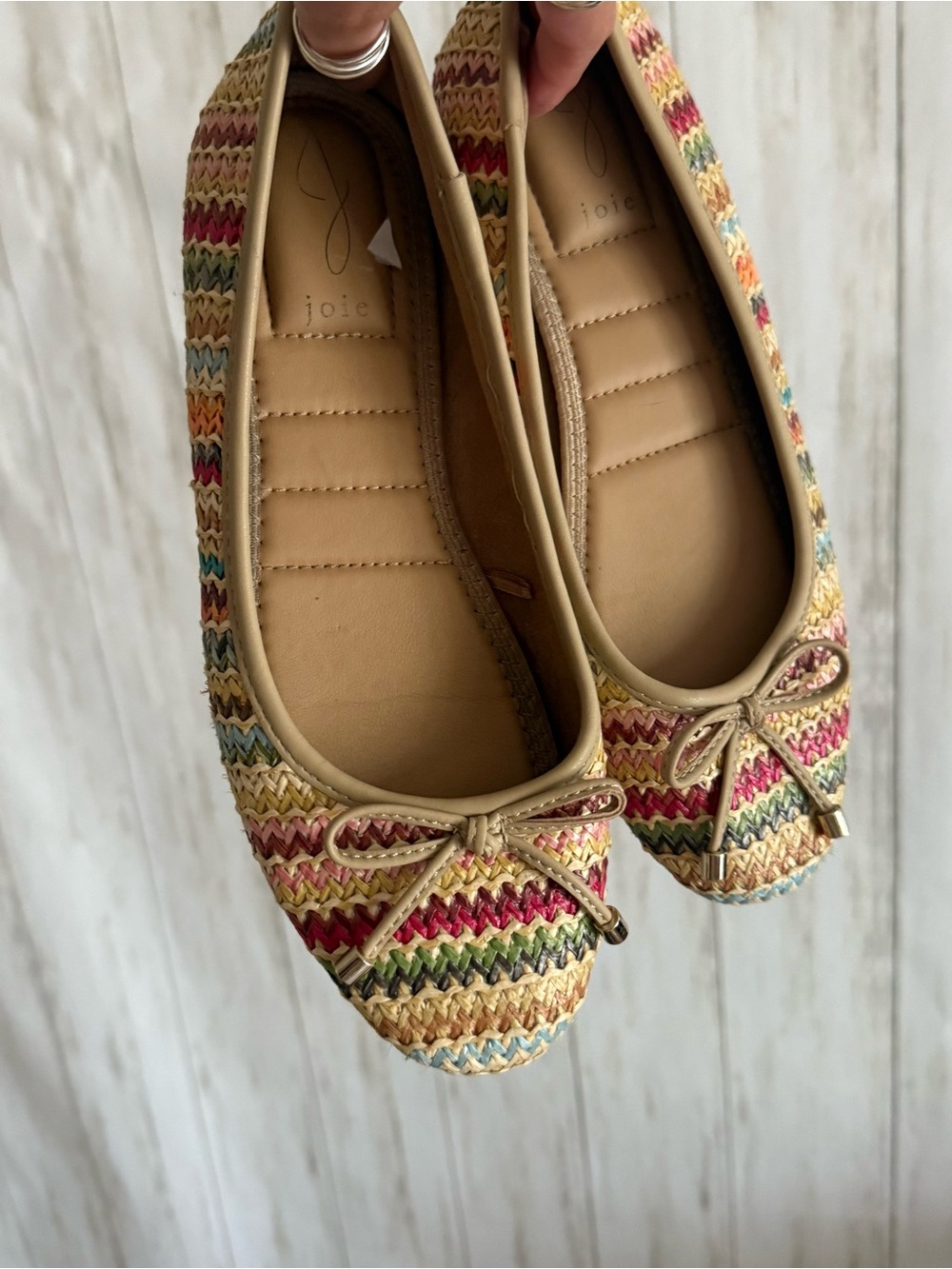 Joie Multicolor Woven Ballet Flats
